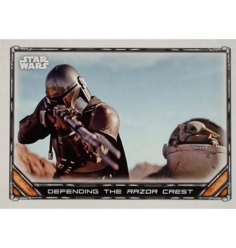 Topps The Mandalorian Trading Cards 2021 Nr 013 Defending the Razor Crest