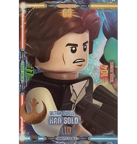 LEGO Star Wars Serie 3 Trading Cards - Nr 013 Ultra Duell Han Solo