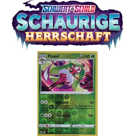 Pokémon Schaurige Herrschaft 015/198 Fruyal REVERSE HOLO