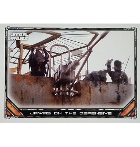 Topps The Mandalorian Trading Cards 2021 Nr 015 Jawas on the Defensive