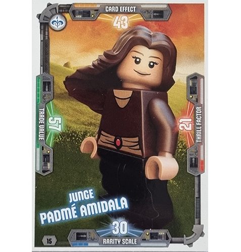 LEGO Star Wars Serie 3 Trading Cards - Nr 015 Junge Padme Amidala