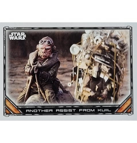 Topps The Mandalorian Trading Cards 2021 Nr 016 Another Assist from Kuiil