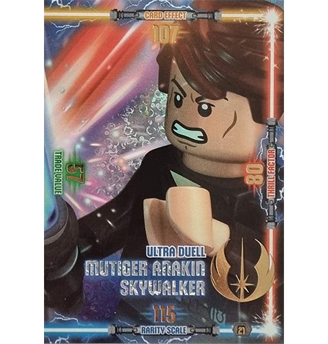 LEGO Star Wars Serie 3 Trading Cards - Nr 021 Ultra Duell Mutiger Anakin Skywalker