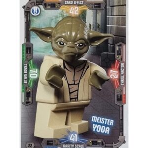 LEGO Star Wars Serie 3 Trading Cards - Nr 022 Meister Yoda