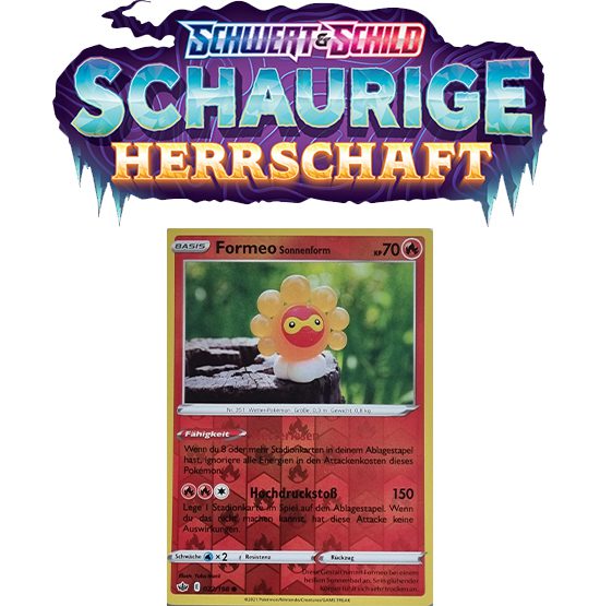 Pokémon Schaurige Herrschaft 022/198 Formeo Sonnenform REVERSE HOLO