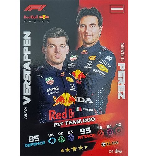 Turbo Attax 2021 Nr 024 Verstappen Perez