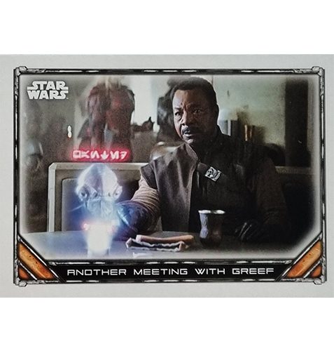 Topps The Mandalorian Trading Cards 2021 Nr 025 Another meeting with Greef