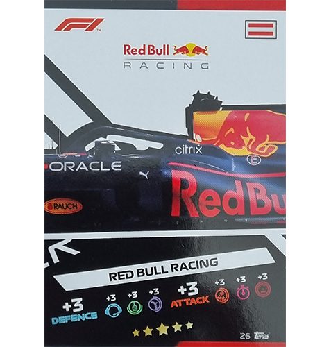 Turbo Attax 2021 Nr 026 Red Bull Racing