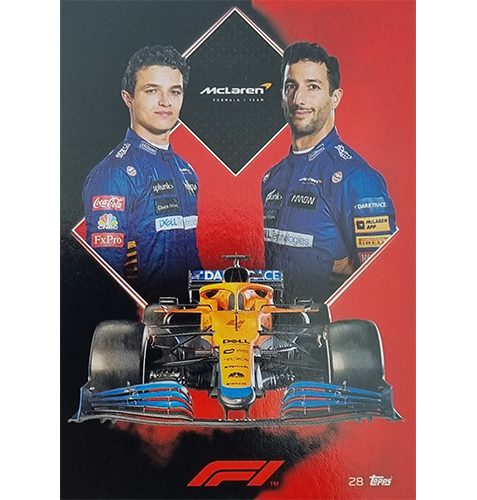 Turbo Attax 2021 Nr 028 McLaren F1 Team Card