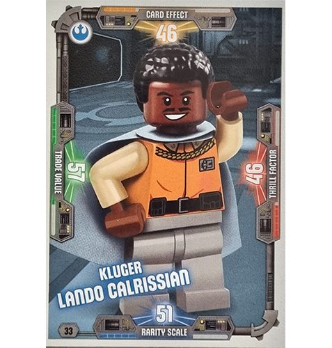 LEGO Star Wars Serie 3 Trading Cards - Nr 033 Kluger Lando Calrissian