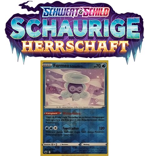 Pokémon Schaurige Herrschaft 034/198 Formeo Schneeform REVERSE HOLO