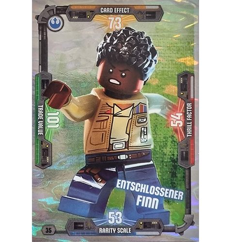 LEGO Star Wars Serie 3 Trading Cards - Nr 035 Entschlossener Finn