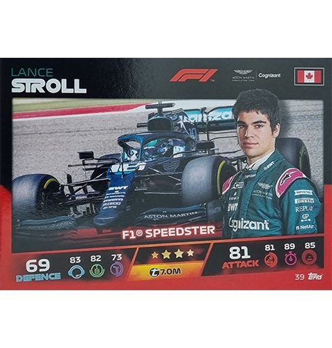 Turbo Attax 2021 Nr 039 Lance Stroll