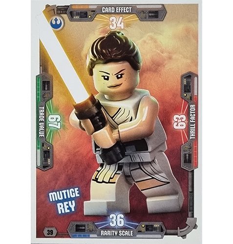 LEGO Star Wars Serie 3 Trading Cards - Nr 039 Mutige Rey