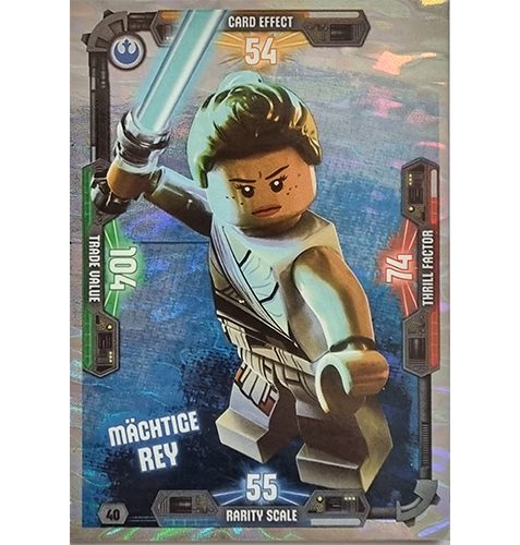 LEGO Star Wars Serie 3 Trading Cards - Nr 040 Mutige Rey