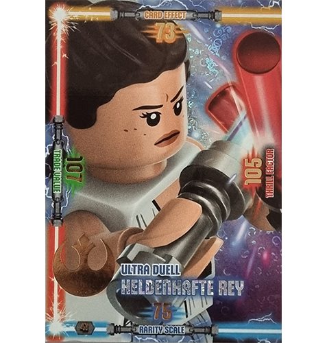 LEGO Star Wars Serie 3 Trading Cards - Nr 041 Ultra Duell Heldenhafte Rey