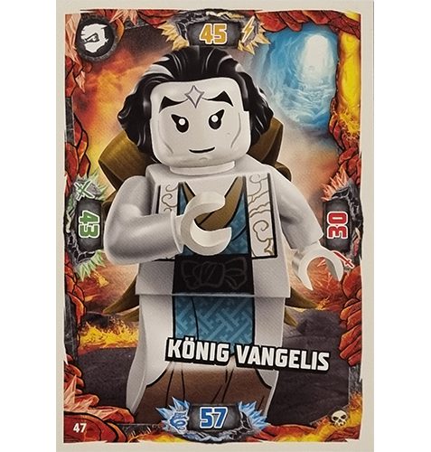 Lego Ninjago Serie 6 Trading Cards Nr 047 König Vangelis