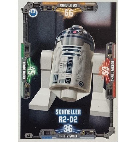 LEGO Star Wars Serie 3 Trading Cards - Nr 047 Schneller R2-D2