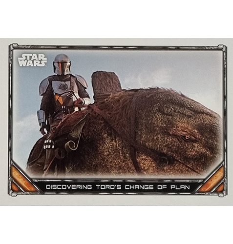 Topps The Mandalorian Trading Cards 2021 Nr 048 Discovering Toros change of plan