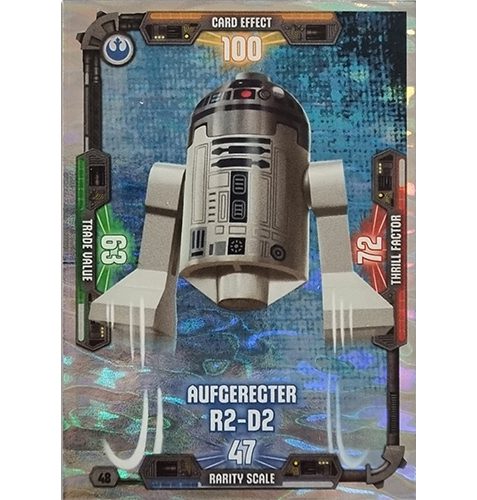 LEGO Star Wars Serie 3 Trading Cards - Nr 048 Aufgeregter R2-D2