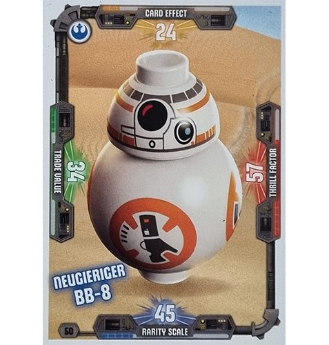 LEGO Star Wars Serie 3 Trading Cards - Nr 050 Neugieriger BB-8