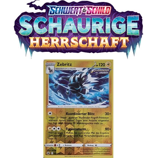 Pokémon Schaurige Herrschaft 051/198 Zebritz REVERSE HOLO