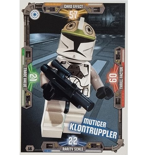 LEGO Star Wars Serie 3 Trading Cards - Nr 056 Mutiger Klontruppler