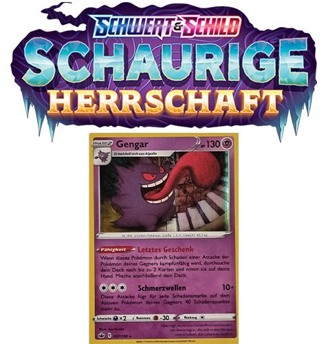 Pokémon Schaurige Herrschaft 057/198 Gengar REVERSE HOLO