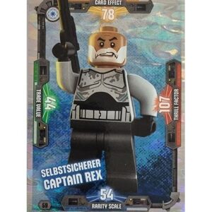 LEGO Star Wars Serie 3 Trading CardsNr 059 Selbstsicherer Captain Rex