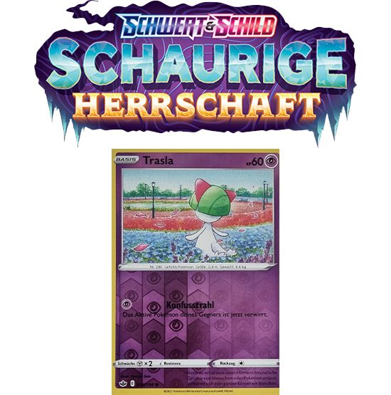 Pokémon Schaurige Herrschaft 059/198 Trasla REVERSE HOLO