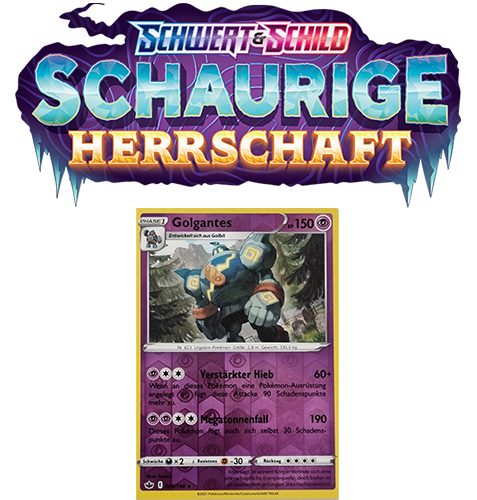 Pokémon Schaurige Herrschaft 066/198 Golgantes REVERSE HOLO