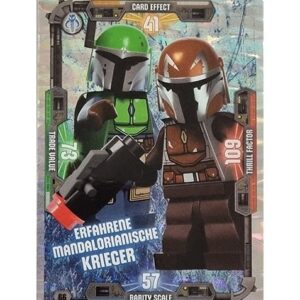 LEGO Star Wars Serie 3 Trading Cards Nr 066 Erfahrene Mandalorianische Krieger