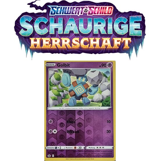 Pokémon Schaurige Herrschaft 065/198 Golbit REVERSE HOLO