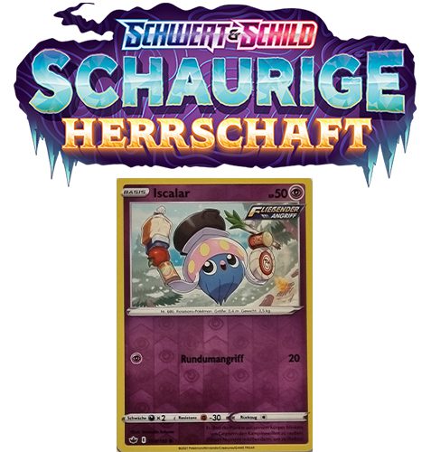 Pokémon Schaurige Herrschaft 069/198 Iscalar REVERSE HOLO