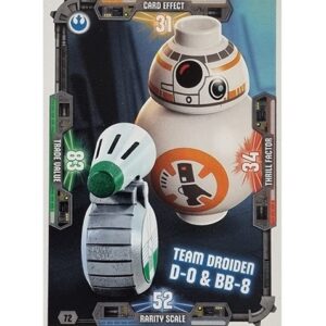 LEGO Star Wars Serie 3 Trading Cards Nr 072 Team Droiden D-O & BB-8