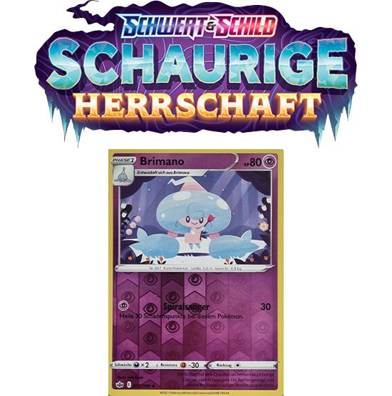 Pokémon Schaurige Herrschaft 072/198 Brimano REVERSE HOLO