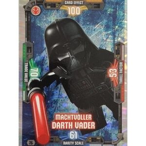 LEGO Star Wars Serie 3 Trading Cards Nr 075 Machtvoller Darth Vader