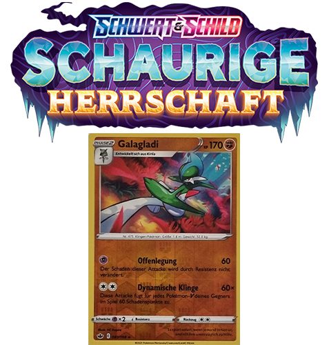 Pokémon Schaurige Herrschaft 081/198 Galagladi REVERSE HOLO