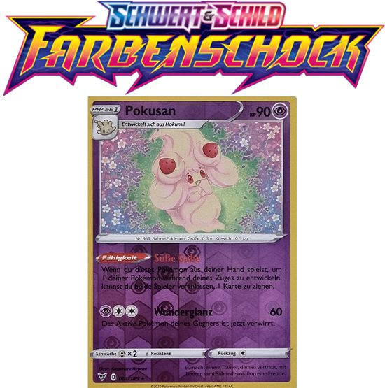 Pokémon Farbenschock Pokusan 081/185 REVERSE HOLO