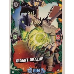 Lego Ninjago Serie 6 Trading Cards Nr 082 Gigant Drache