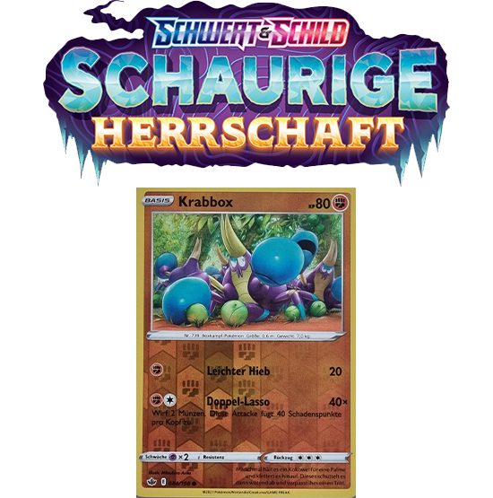 Pokémon Schaurige Herrschaft 084/198 Krabbox REVERSE HOLO