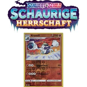 Pokémon Schaurige Herrschaft 085/198 Krawell REVERSE HOLO