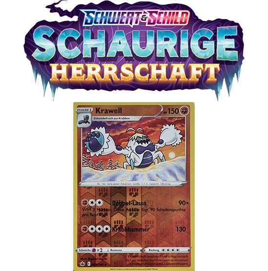 Pokémon Schaurige Herrschaft 085/198 Krawell REVERSE HOLO