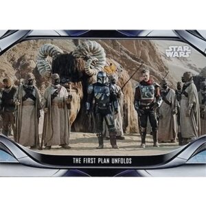 Topps The Mandalorian Trading Cards 2021 Nr 086 The first plan unfolds