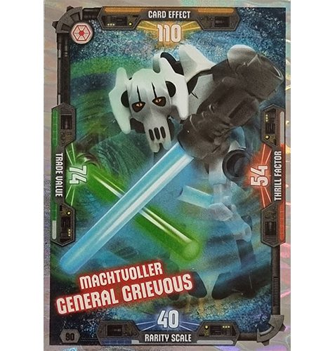 LEGO Star Wars Serie 3 Trading Cards Nr 090 Machtvoller General Grievous