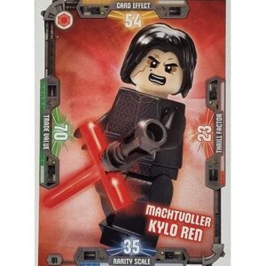 LEGO Star Wars Serie 3 Trading Cards Nr 091 Machtvoller Kylo Ren