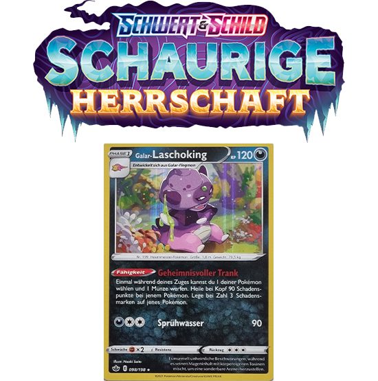 Pokémon Schaurige Herrschaft 098/198 Galar-Laschoking HOLO