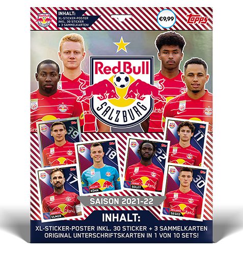 Topps Red Bull Salzburg Sticker-Set 2022