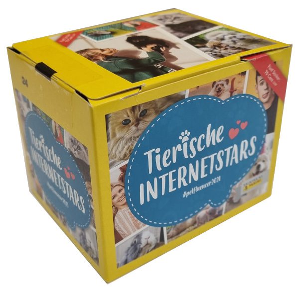 Panini Tierische Internetstars Sticker - Display je 50 Tüten