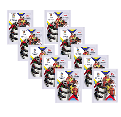 Topps UEFA Nations League 2022/23 Sticker -10x Stickertüten
